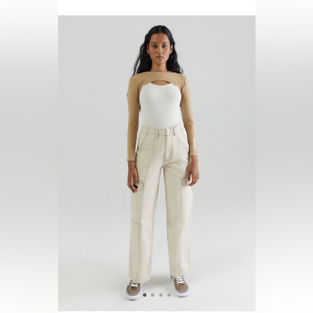 Urban Outfitters BDG RU Slouchy Skate Jean ivory size 30